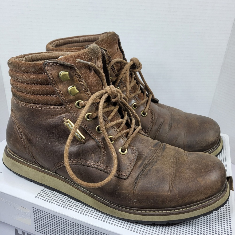 Helly Hansen‎ Conrad Mens 9 Chestnut Leather Boots Brown 108-76.740 Gorpcore